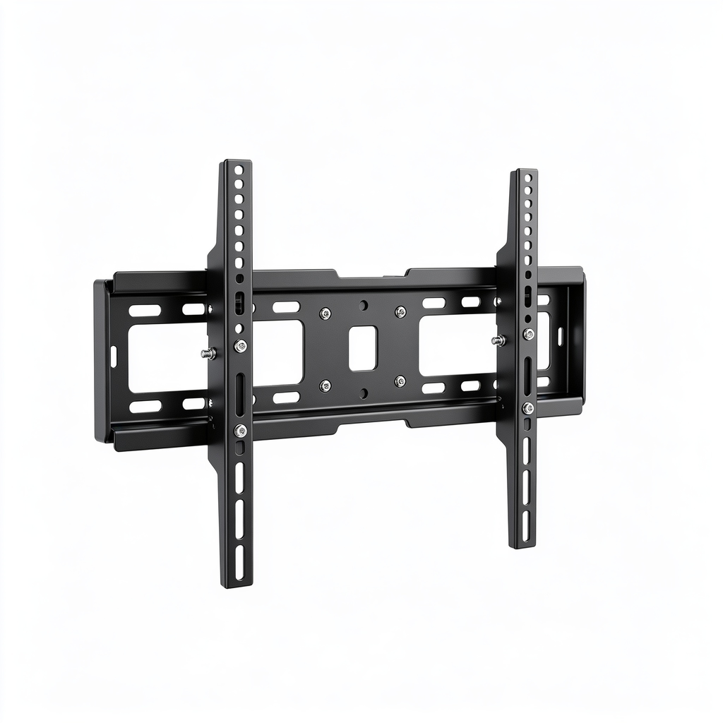 Hubbardharv Support Mural TV pour écrans 37-84 Pouces Jusqu'à 60KG, Fixation TV Murale Inclinable et Orientable Max. VESA 600x400mm, Accroche TV Mural