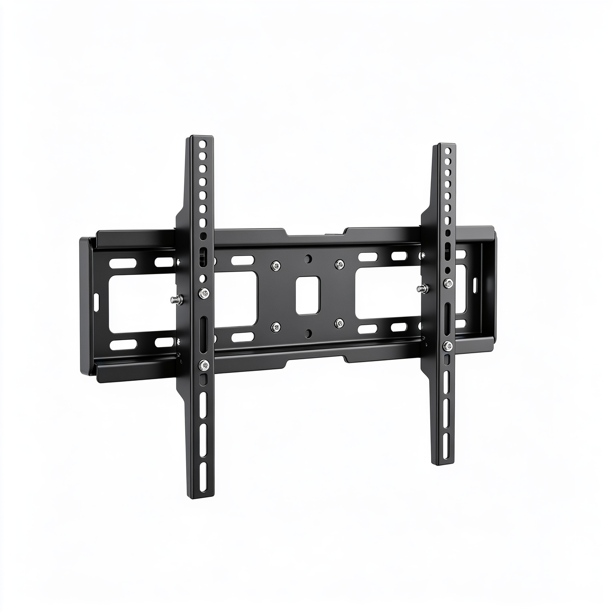 Hubbardharv Support Mural TV pour écrans 37-84 Pouces Jusqu'à 60KG, Fixation TV Murale Inclinable et Orientable Max. VESA 600x400mm, Accroche TV Mural